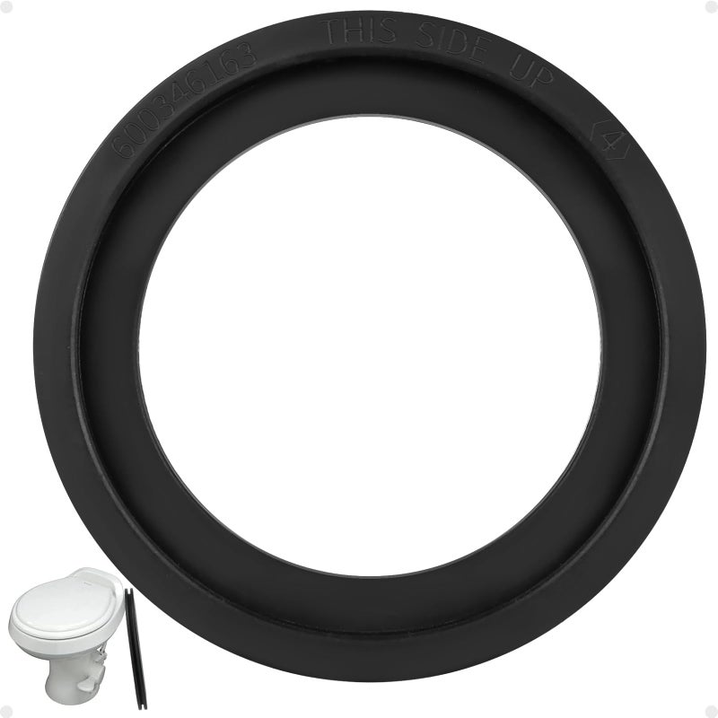 Funmit 385311658 RV Toilet Seal Kit Replacement for 300 310 320 Series Pedal Flush Toilets Fit for Marine Toilet Flange Seal | Prevent Leakage - Image 1